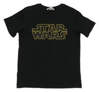 Černé tričko se Star Wars Mango