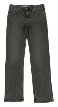 Tmavošedé skinny fit rifle H&M