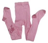 Růžové punčocháče s Barbie PRIMARK