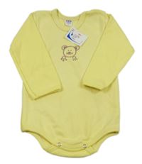 Nové - žluté body s medvídkem 