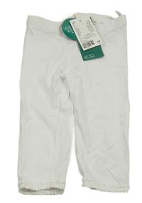 Nové - bílé legíny s kanýrky H&M