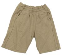 Hnědobéžové teplákové kraťasy H&M