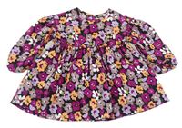 Fialové květované šaty Pep&Co