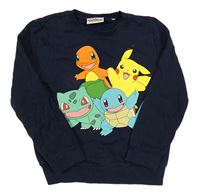 Tmavomodrá mikina s Pokémony