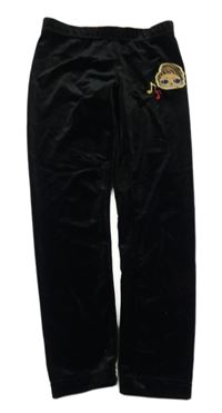 Černé sametové legíny s L.O.L. Surprise