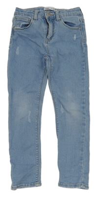 Modré skinny rifle s prošoupáním Zara