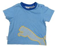 Světlemodré tričko s logem Puma