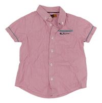 Červeno-bílá pruhovaná košile Ben Sherman
