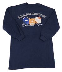 Tmavomodré teplákové šaty se Squishmallows M&S