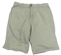 Béžové plátěné chino kraťasy Denim Co