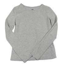 Světlešedé melírované triko H&M