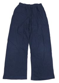 Tmavomodré pyžamové kalhoty 