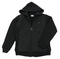 Černá propínací mikina s kapucí - Tommy Hilfiger