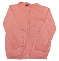 Korálový propínací lehký svetr F&F