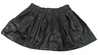 Černá koženková sukně Matalan