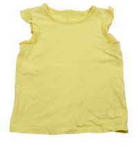 Žluté tričko s madeirou George