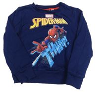 Tmavomodrá mikina se Spidermanem Marvel