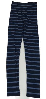 Tmavomodré pruhované legíny C&A