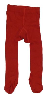 Červené punčocháče H&M