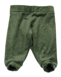 Khaki plyšové tepláky Lupilu