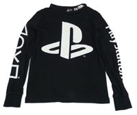 Černé triko - Playstation H&M