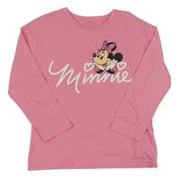 Růžové triko s Minnie Disney