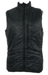 Dámská černá šusťáková lehce zateplená funkční vesta Maloja