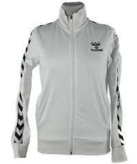 Dámská bílá sportovní funkční mikina s logem Hummel 