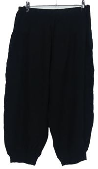 Dámksé černé harémové capri kalhoty 