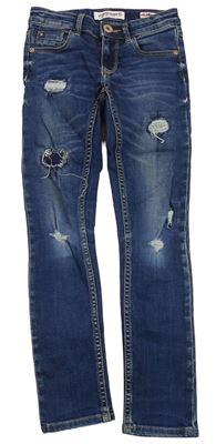 Tmavomodré skinny rifle s prošoupáním Vingino