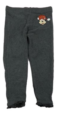 Šedé legíny s Minnie Disney