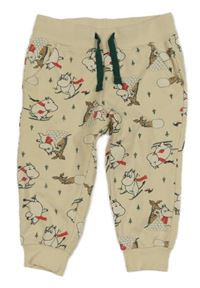 Béžové tepláky s Mumínky