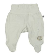 Bílé sametové polodupačky 