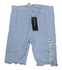 Nové - světlemodré žebrované elastické kraťasy Dunnes