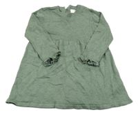 Světlekhaki pletené šaty Primark