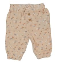 Lososové mušelínové kalhoty s motýly Ergee