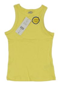 Nové - žlutý žebrovaný top F&F