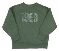 Khaki mikina s číslem Matalan