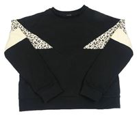Černo-béžová mikina M&Co.