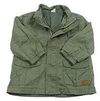 Khaki plátěná jarní bunda H&M