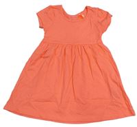 Oranžové bavlněné šaty Primark