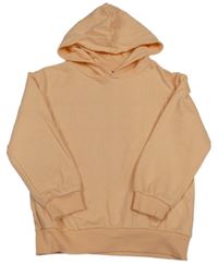 Broskvová mikina s kapucí Primark