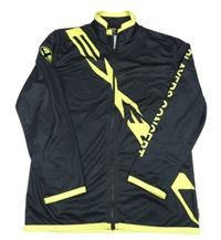 Černo-žlutá propínací sportovní mikina Exel