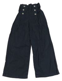 Tmavomodré wide rifle s kamínky Vertbaudet