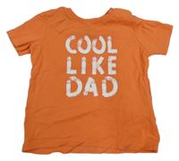 Oranžové tričko s nápisem Dopodopo