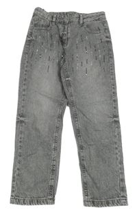 Šedé rifle s kamínky Next