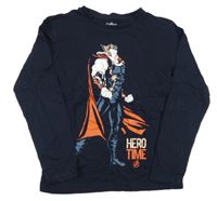 Tmavomodré triko s Thorem Marvel 