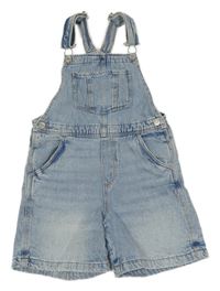 Světlemodré riflové laclové kraťasy H&M