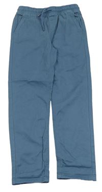 Modrošedé slim kalhoty Denim Co.