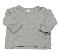 Šedé melírované triko H&M